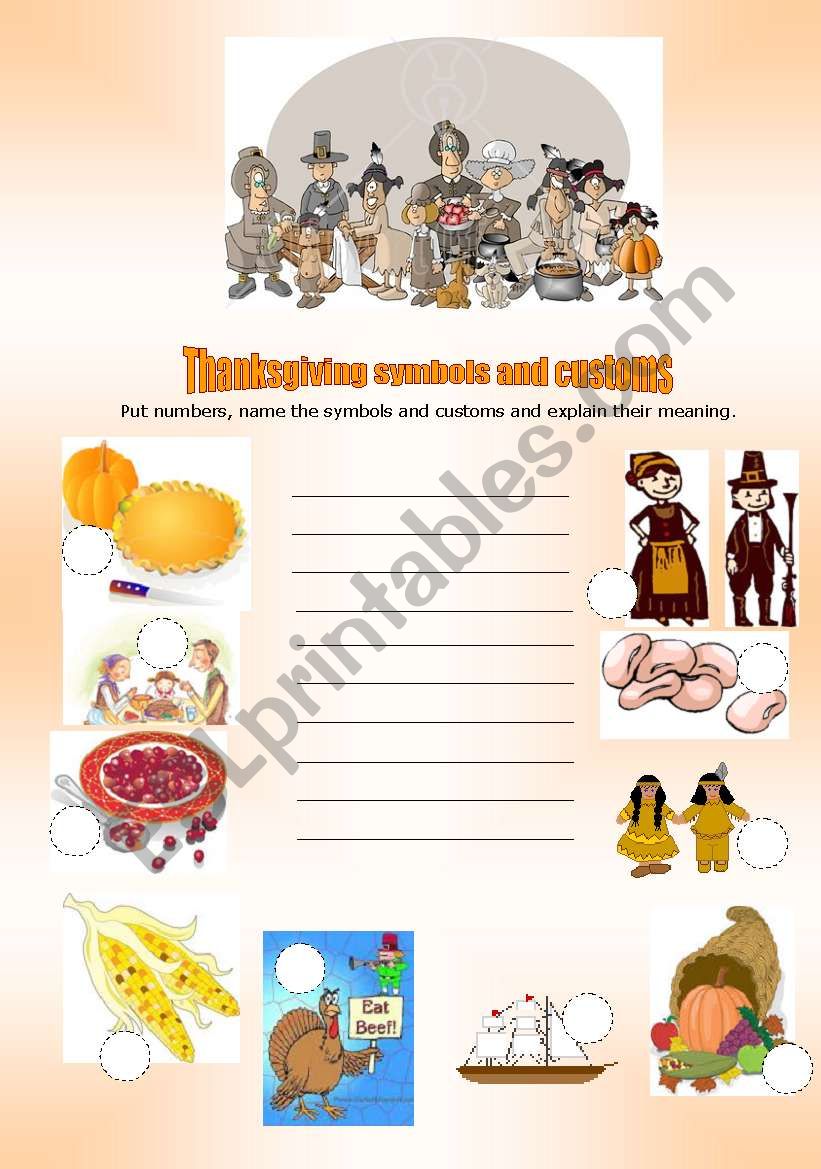 Its Thanksgiving! (2) worksheet