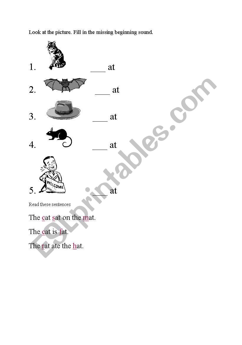 pronunciation worksheet