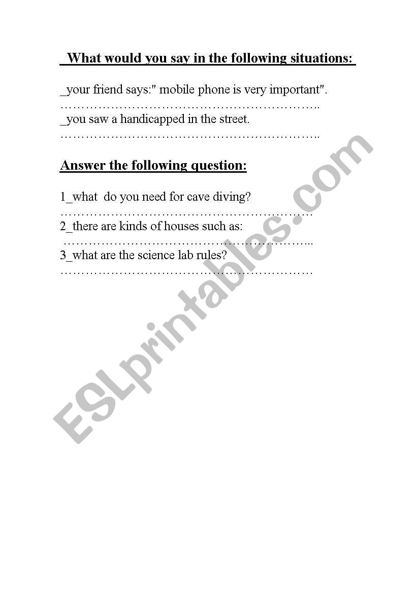 g 7 worksheet