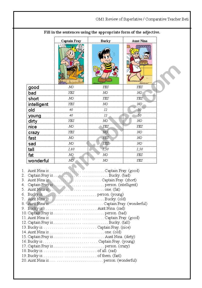 OM1 comparative superlative table 01