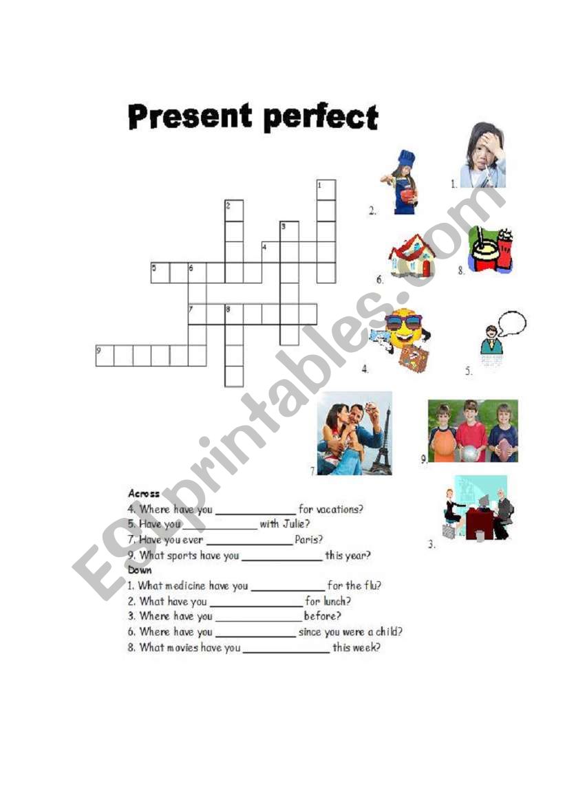 Wh-questions in present perfect tense