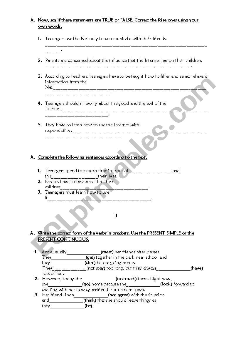  Test for year 10-Hooked on the Net-page 2