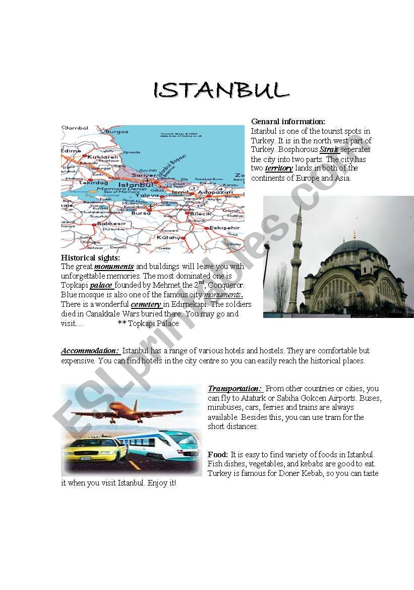 my favorite city istanbul essay