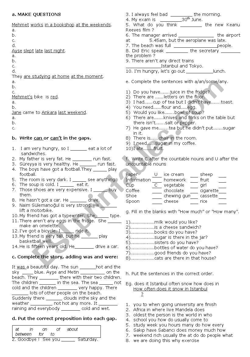 repetition-for-the-beginners-esl-worksheet-by-bernaerkut