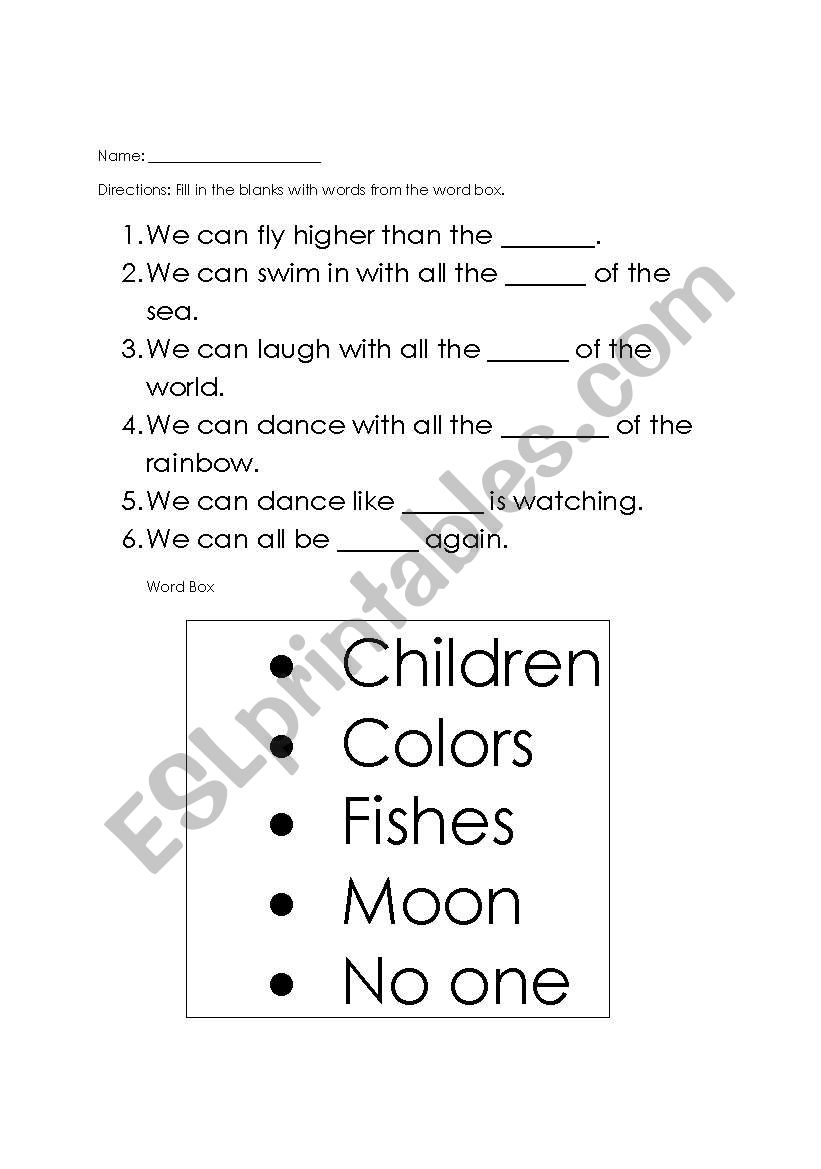 Catch phrases worksheet