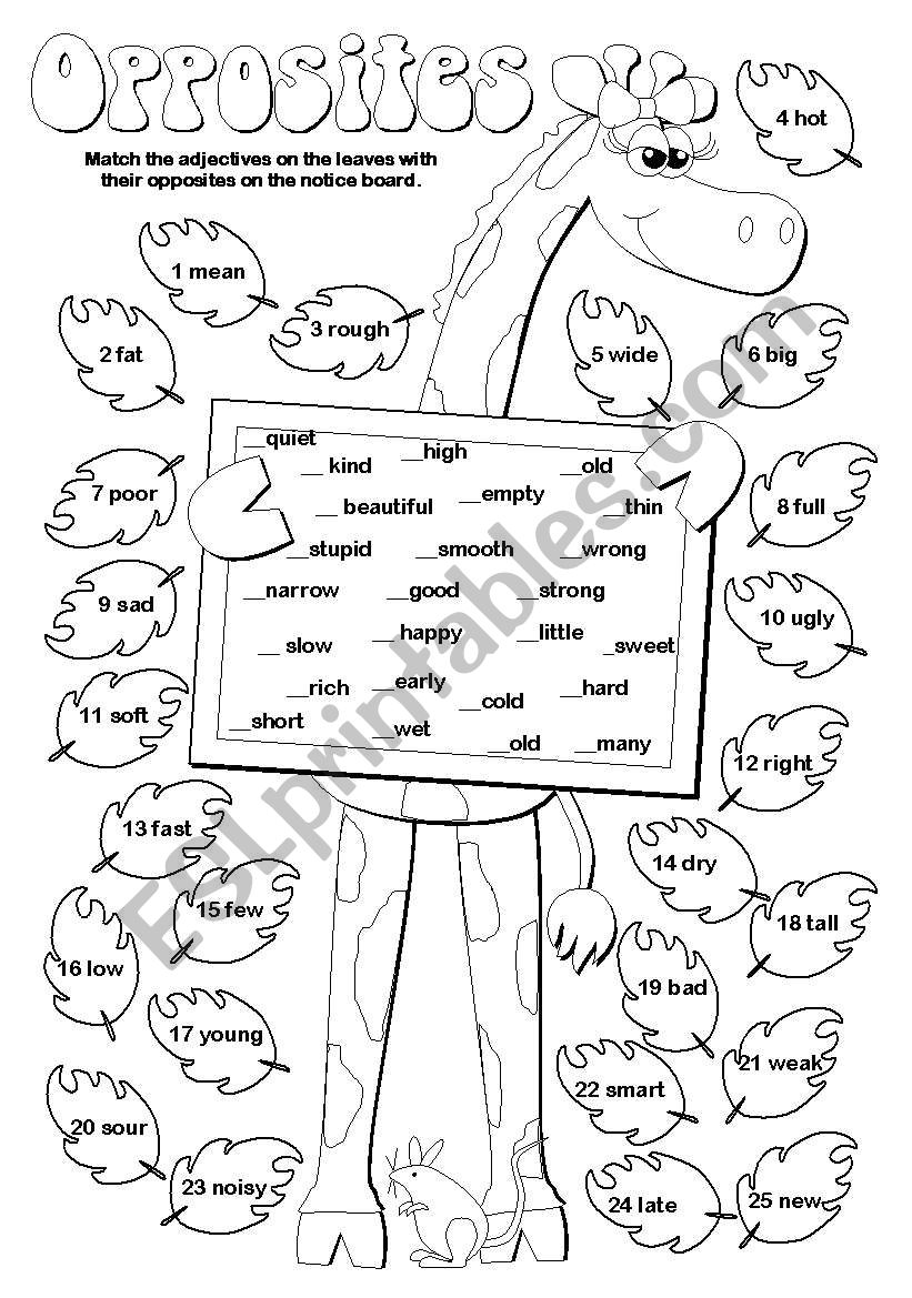 opposites-adjectives-esl-worksheet-by-gabitza