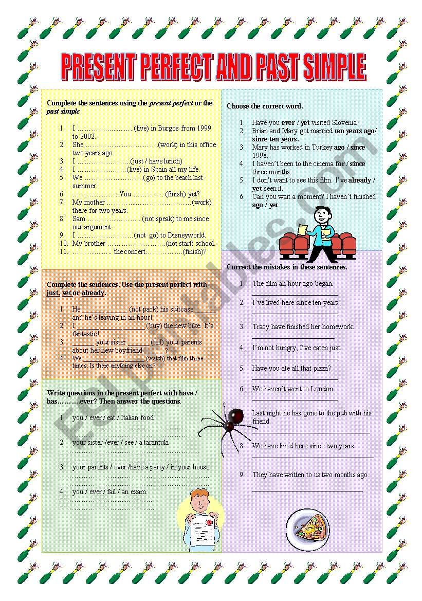 PRESENT PERFECT AND PAST SIMPLE