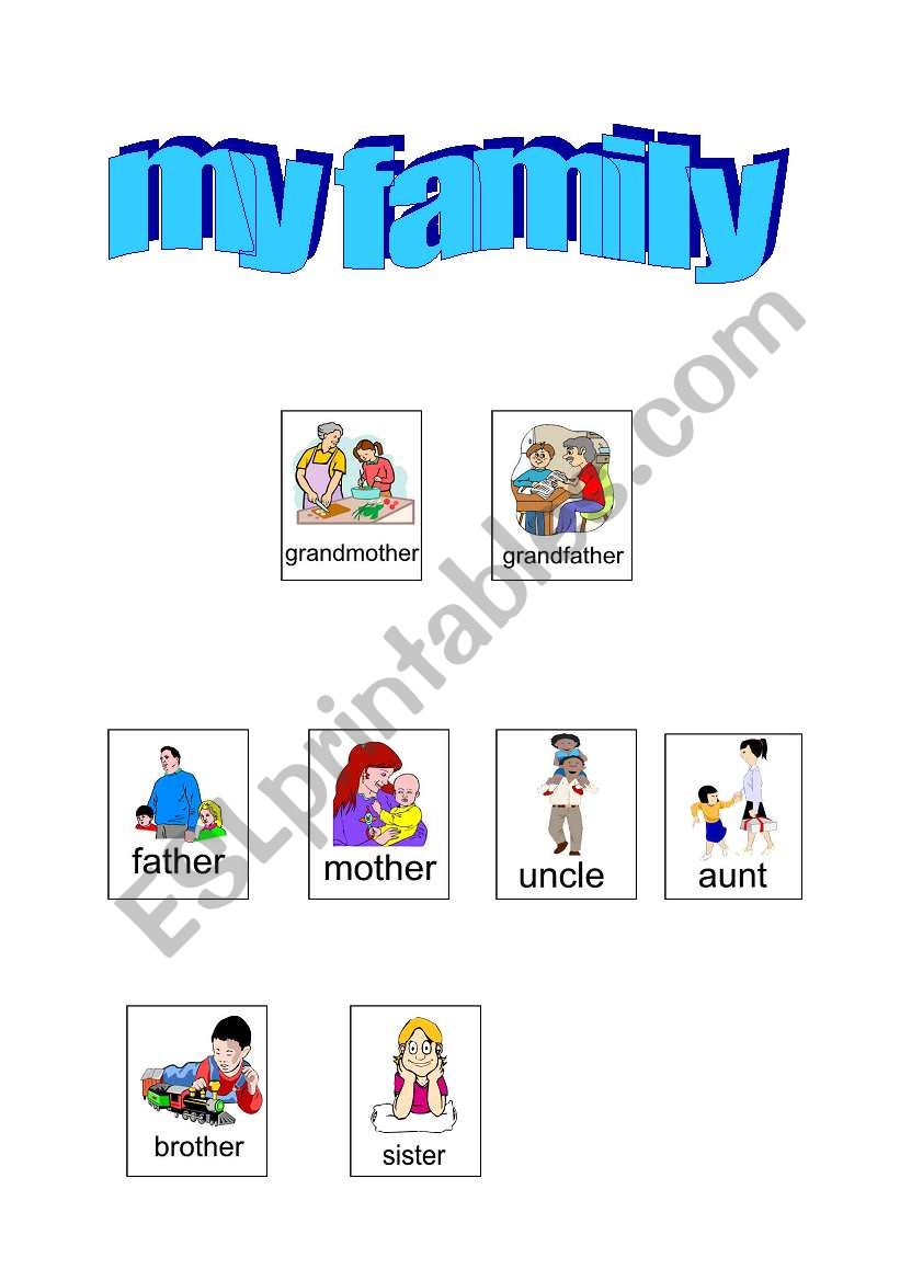 family members worksheet