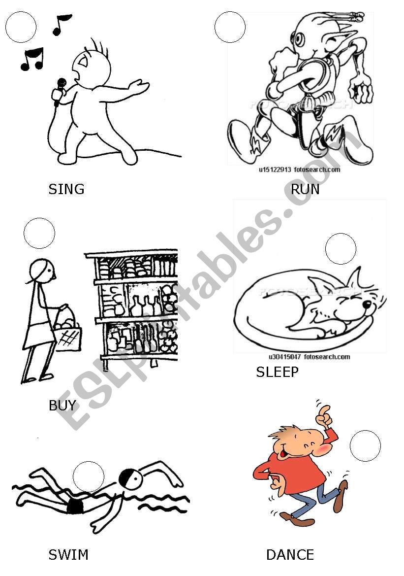 Basic verbs worksheet
