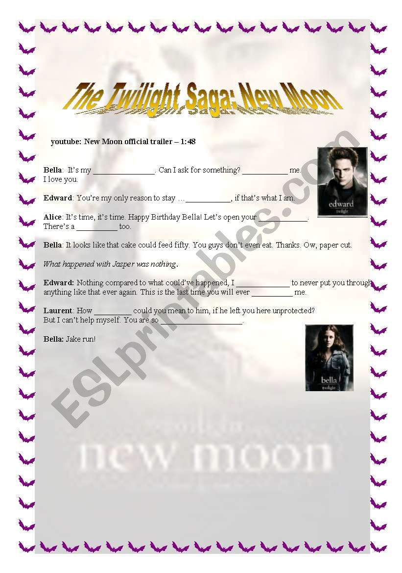 The Twilight Saga: New Moon (1/2)