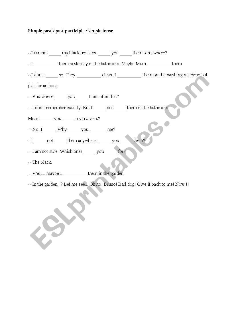 Past participle or simple past