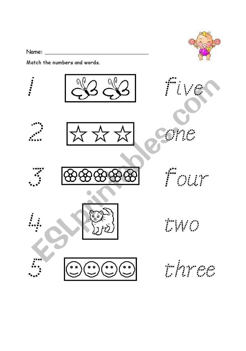 Numbers worksheet