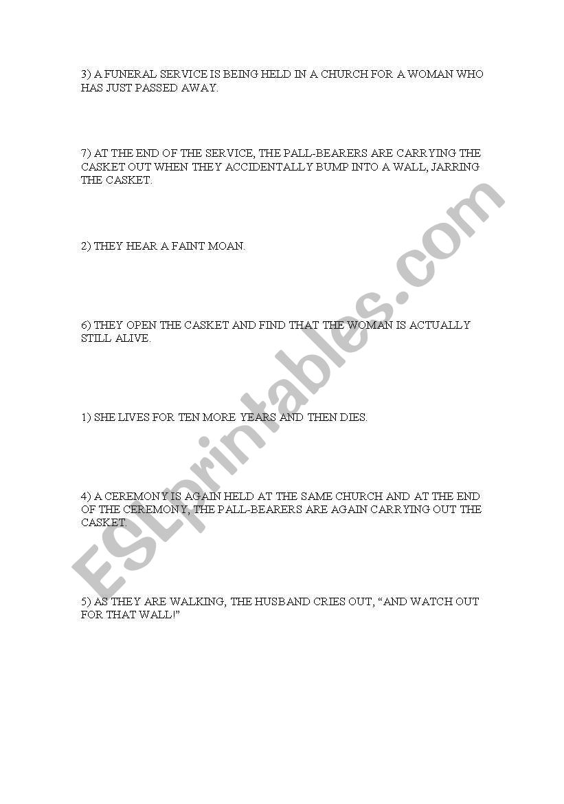 Christian stories worksheet