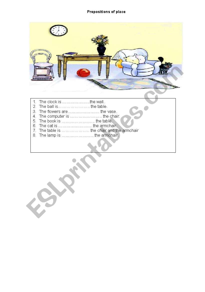 room in mess! worksheet