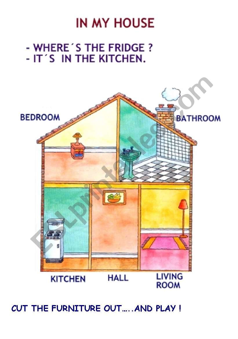 HOUSE-FURNITURE worksheet