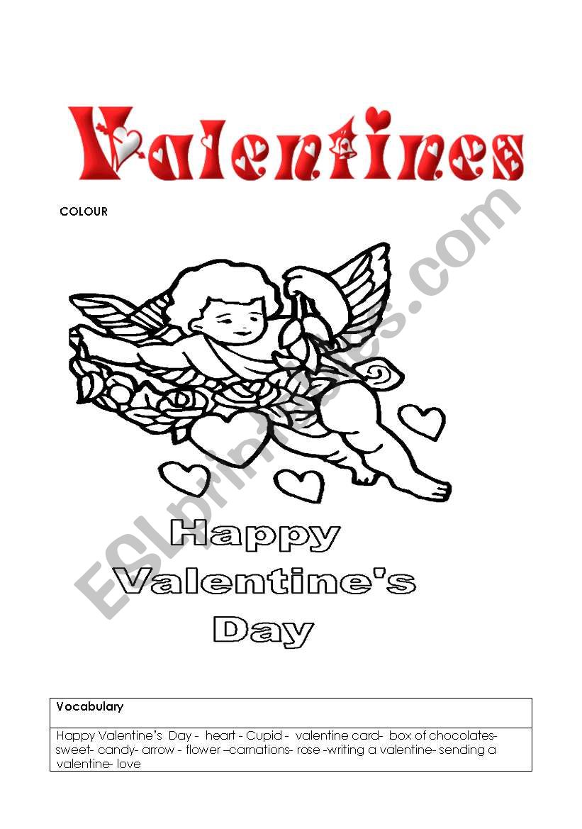 St.Valentines Day worksheet