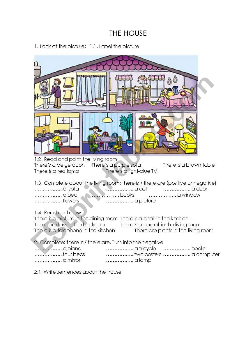 The HOUSE worksheet