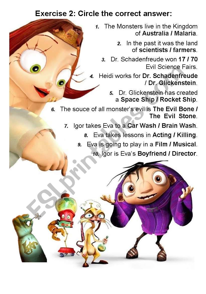 Movie Worksheet: 