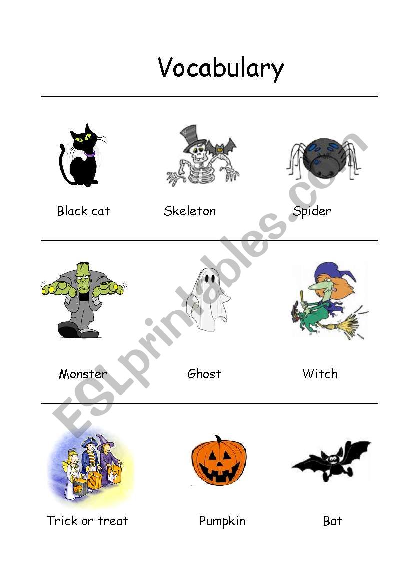 halloween 2 worksheet