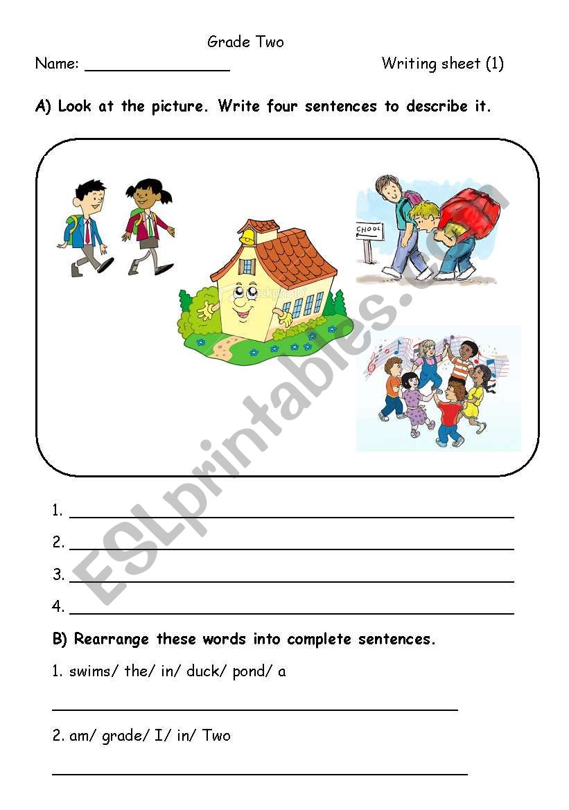 Back To School worksheet