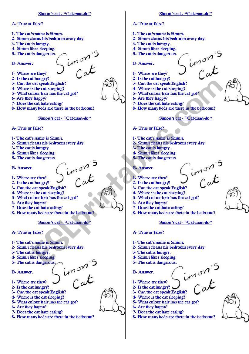 Video Session Simon S Cat Cat Man Do From Youtube Simple