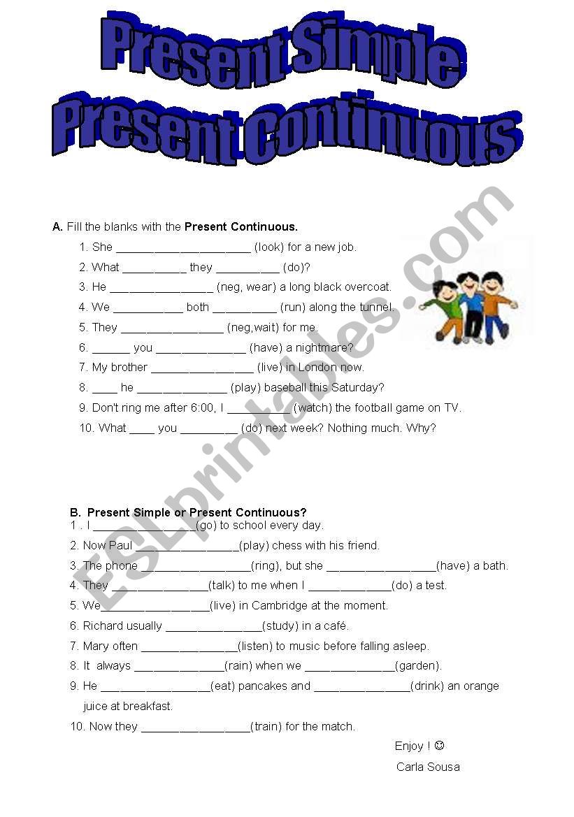 present-tenses-esl-worksheet-by-karla-sousa