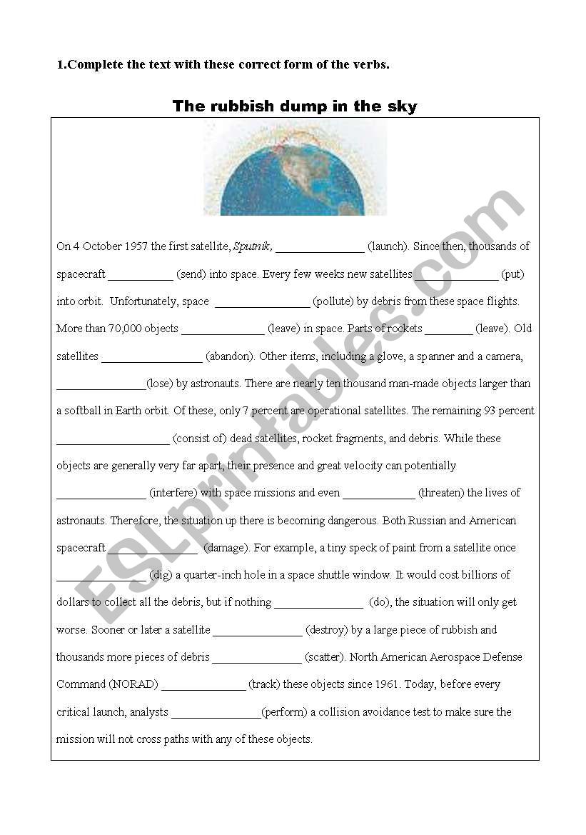 Passive  Voice worksheet