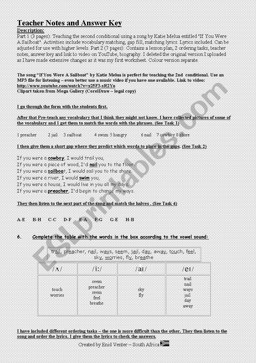 Part 2: Song - Teaching the Second Conditional using Katie 