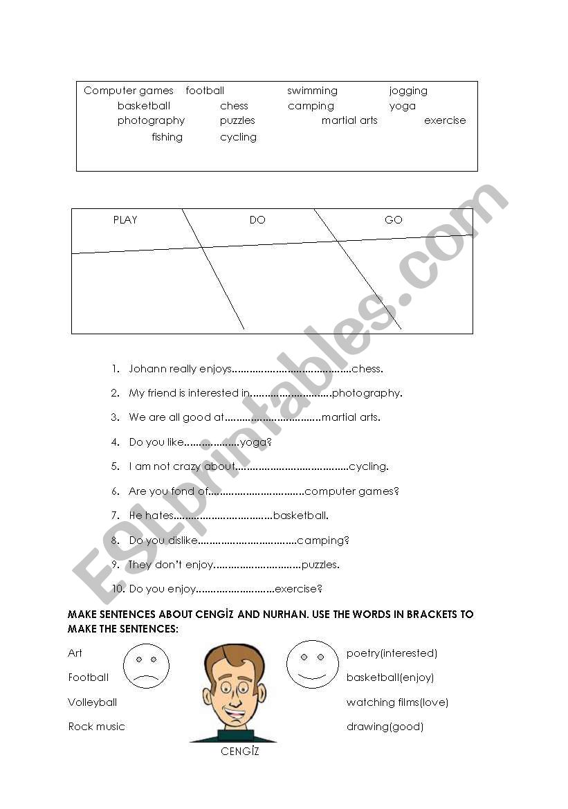 sbs worksheet