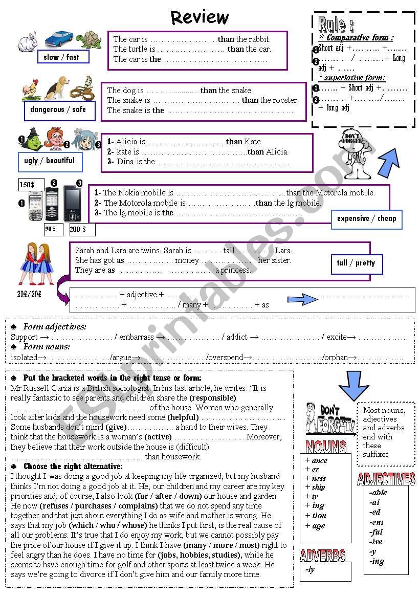 review worksheet