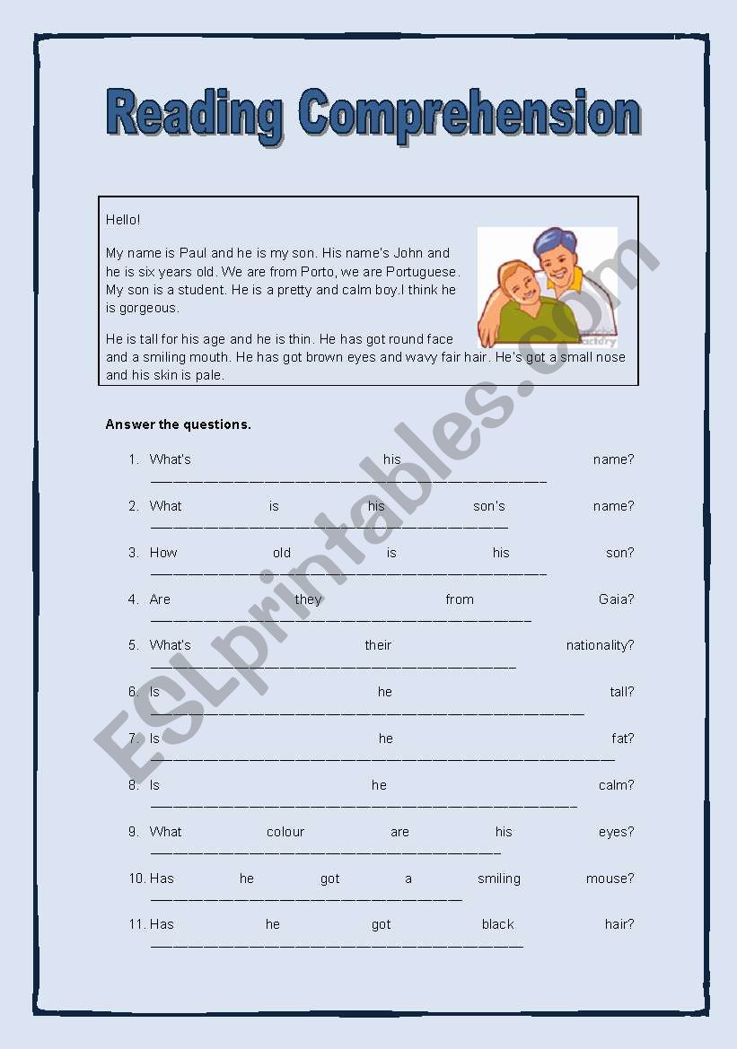 Description worksheet