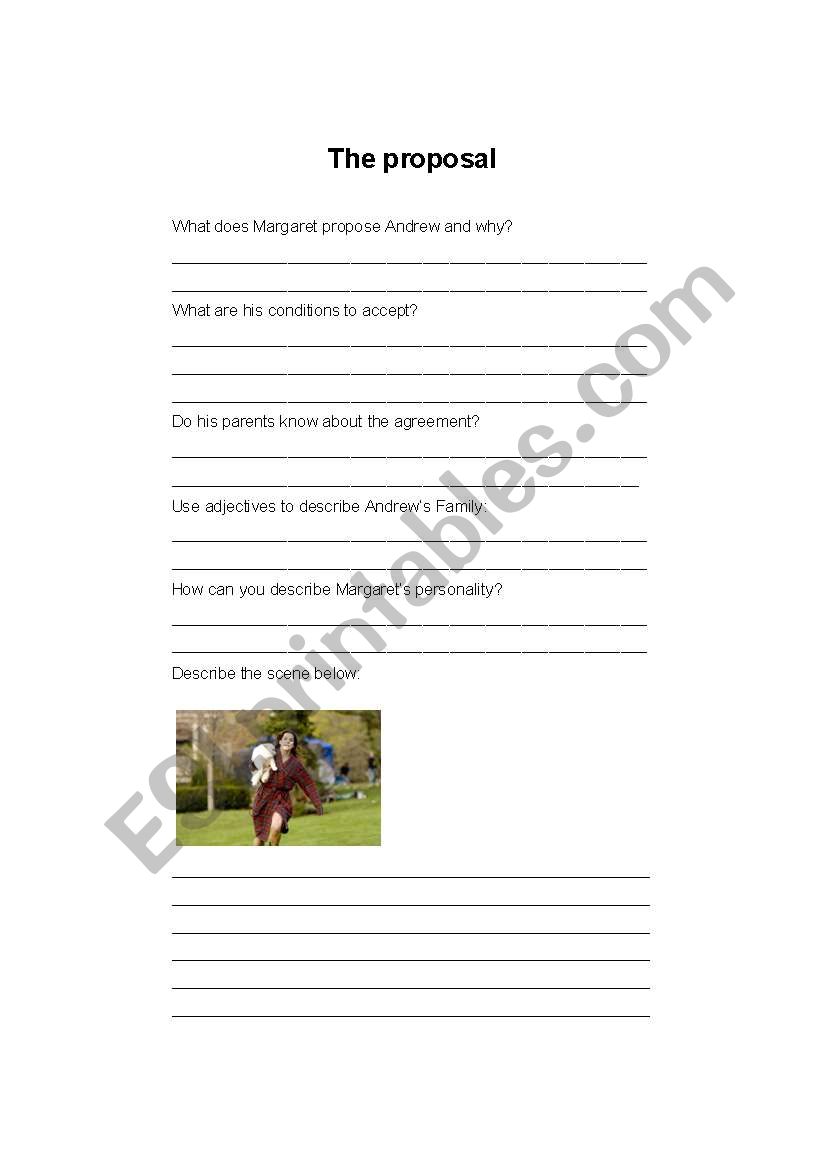 The proposal worksheet