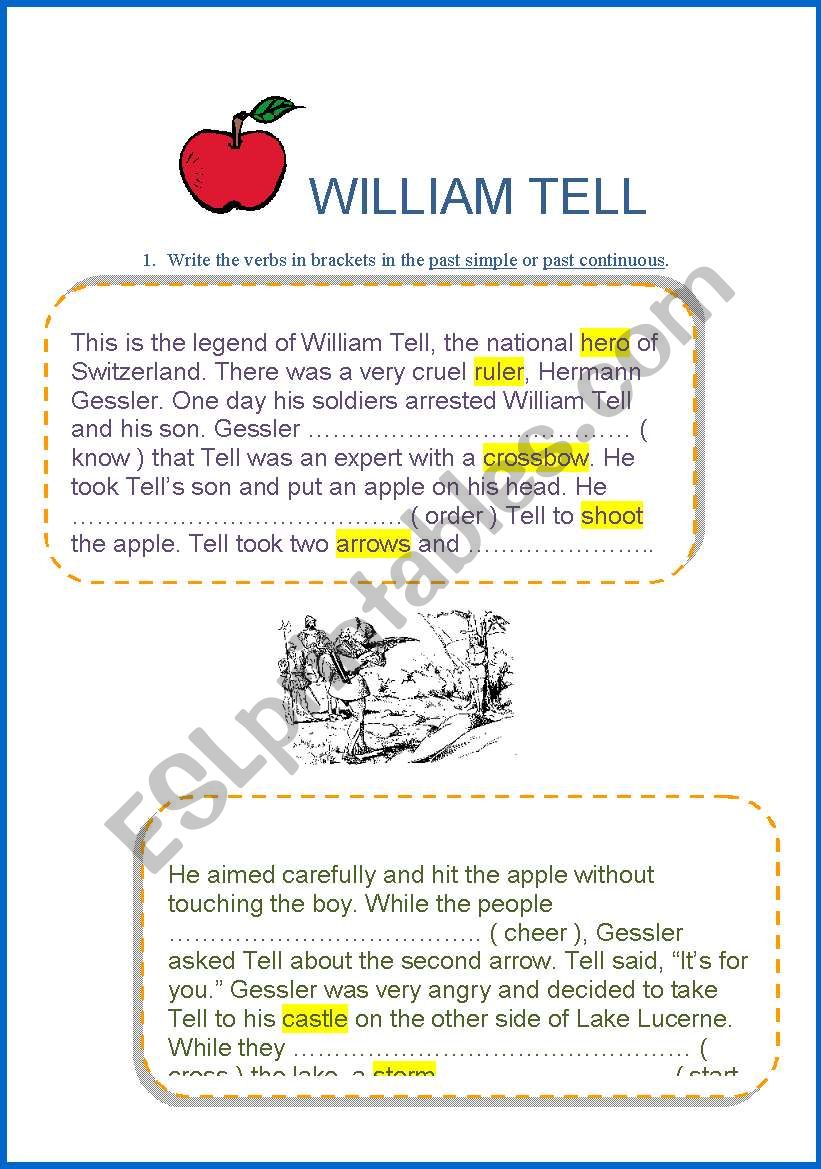 William Tell ( grammar + writing )
