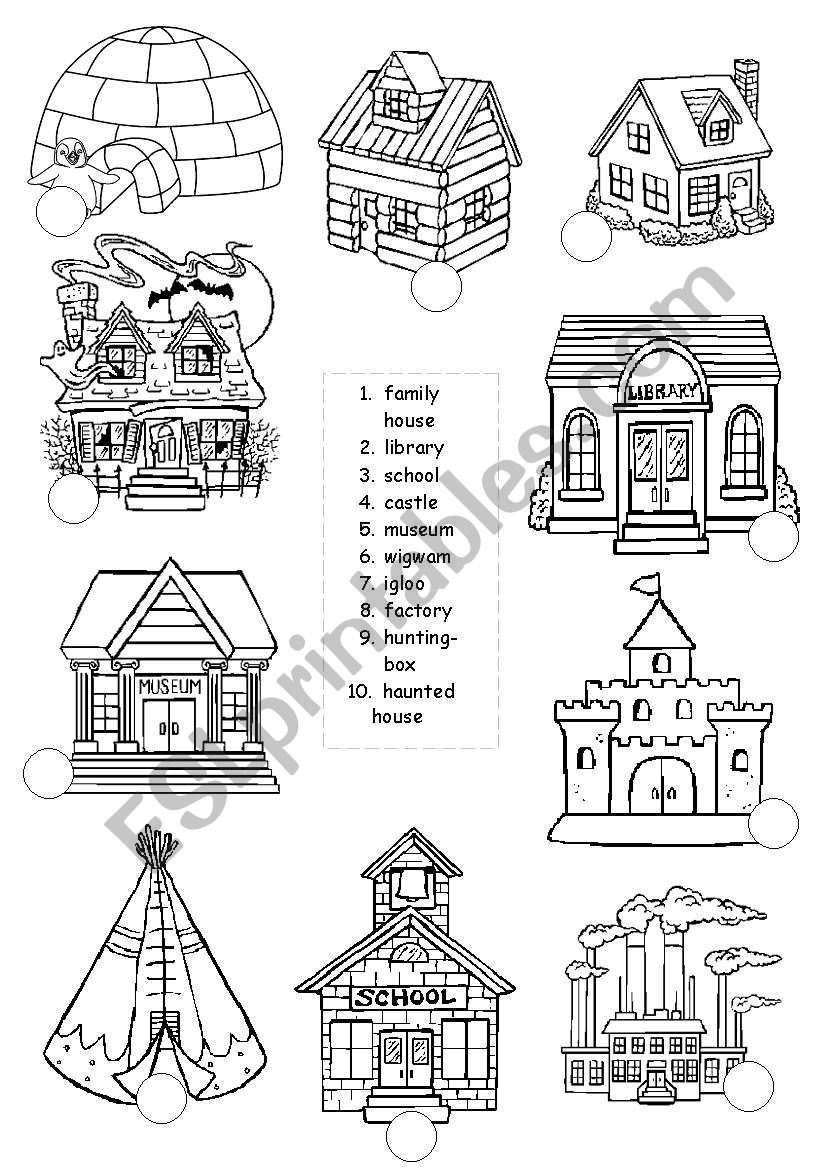 buildings worksheet