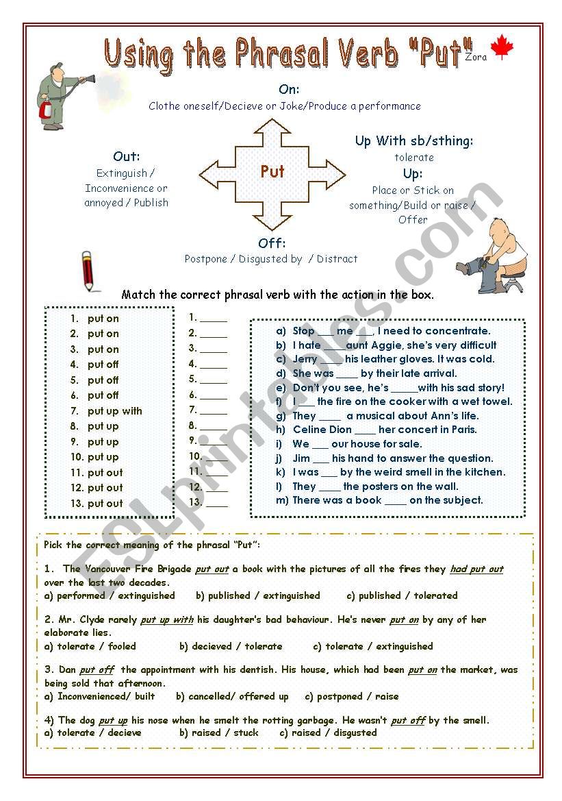 Using the Phrasal Verb 