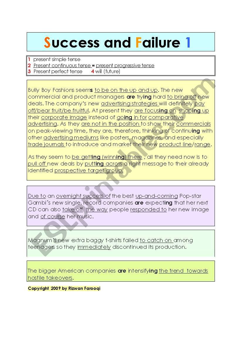SUCCESS AND FAILURE NO 1  EXPRESSIONS,EXPRESSIONS & EXPRESSIONS, FULLY EDITABLE