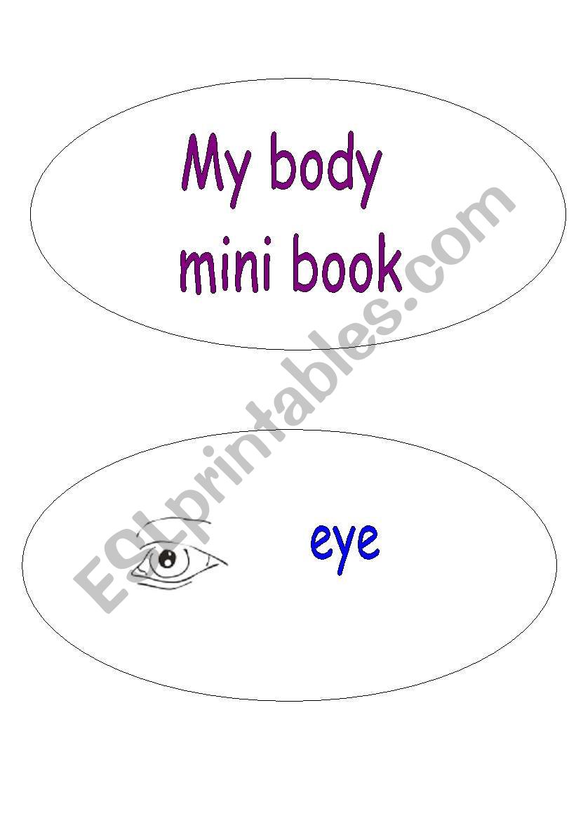 body mini book - part 1 (2 pages)