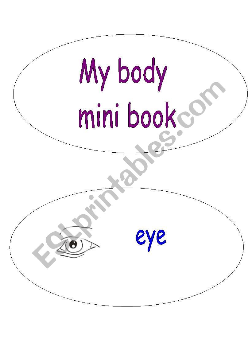 body mini book - part 1 (2 pages)