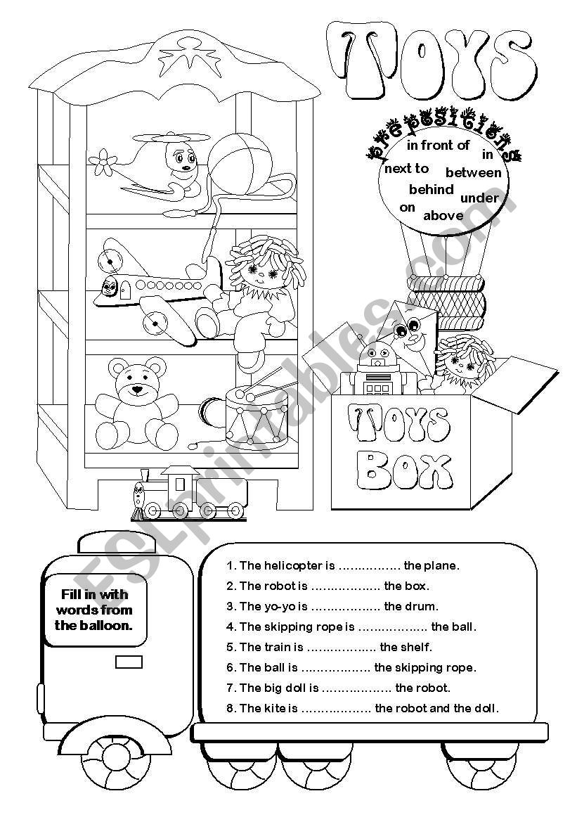 Toys (1/2) worksheet