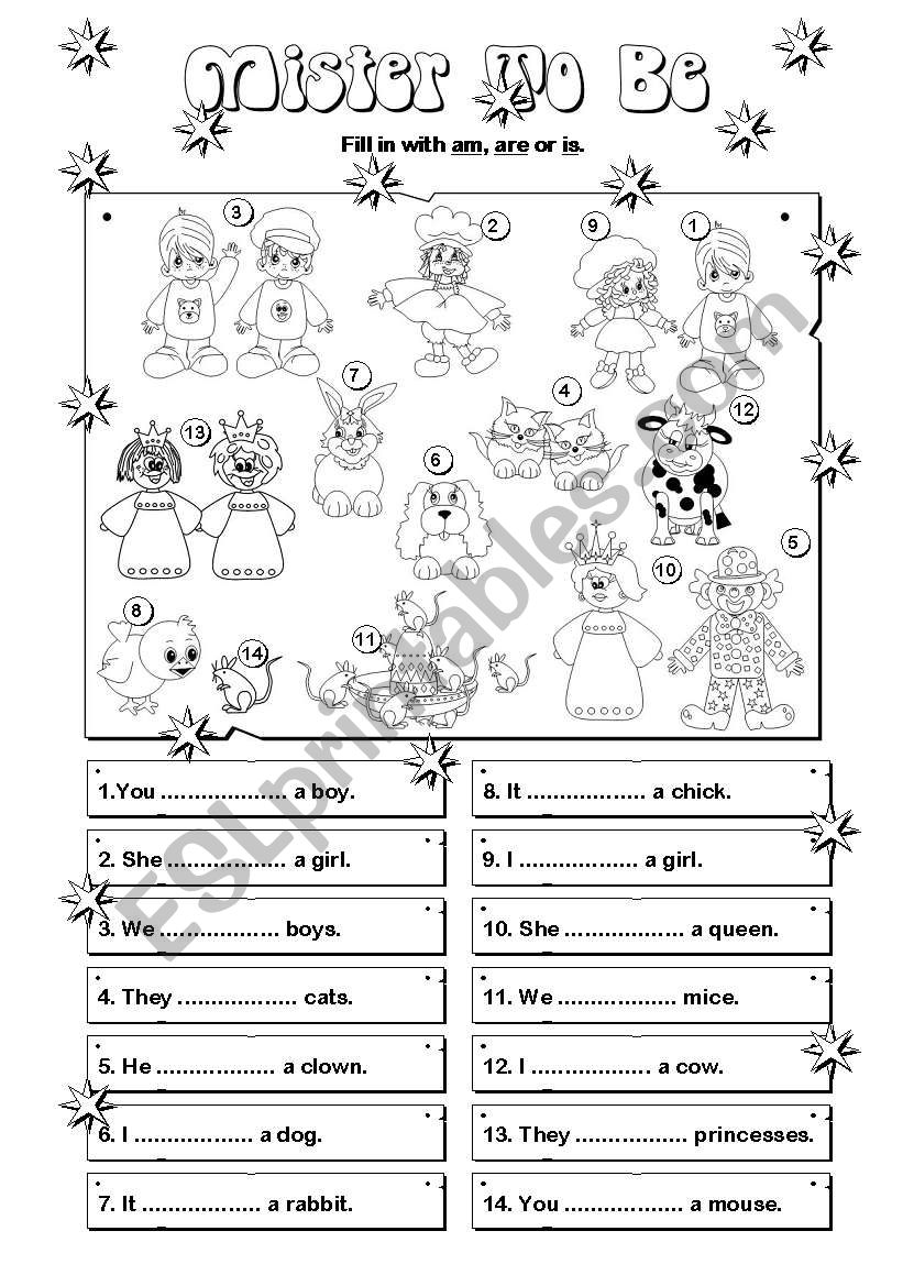 Mister ´To Be´ (2/4) worksheet