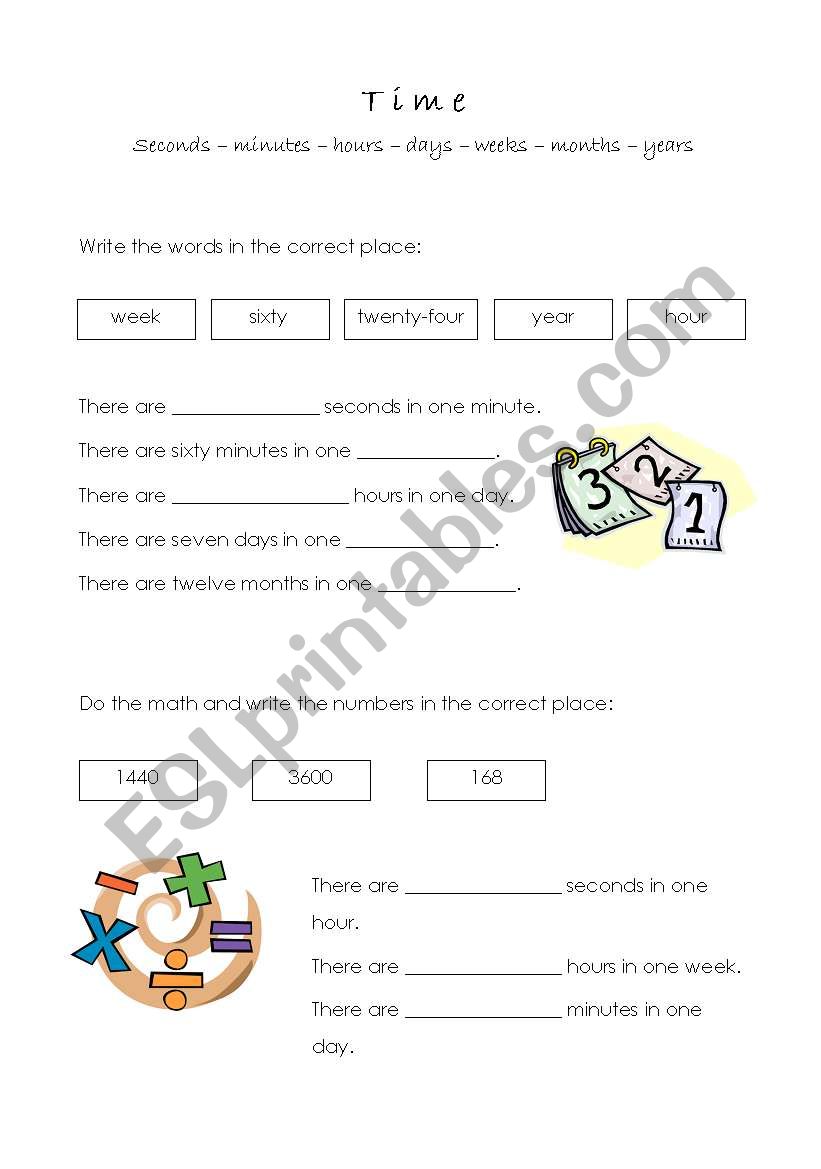 Time worksheet