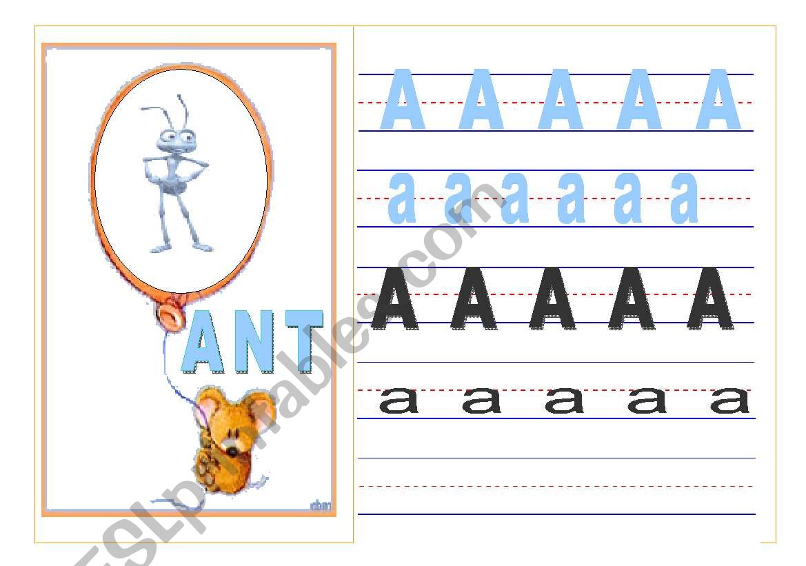 alphabets1 worksheet