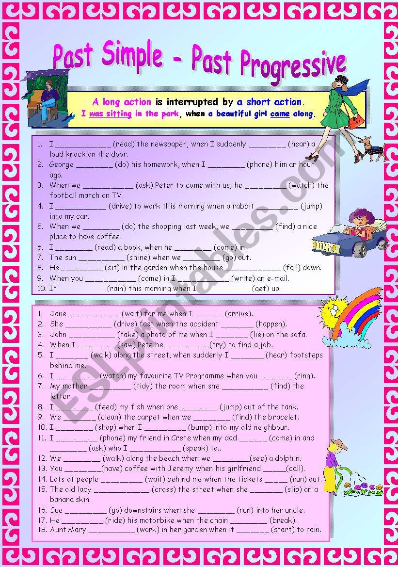 past-simple-vs-past-progressive-esl-worksheet-by-mary59