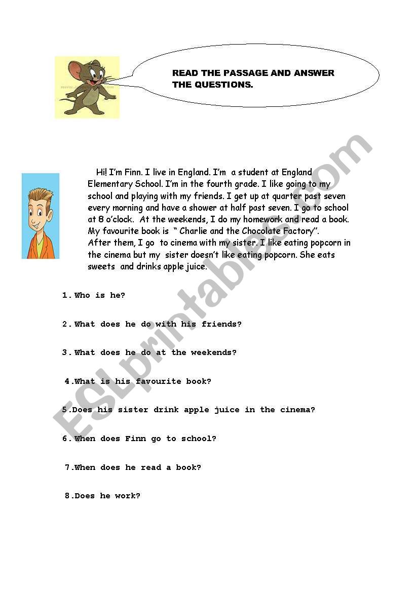 simple present tense worksheet