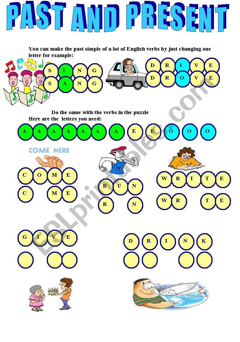 PAST AND PRESENT  worksheet