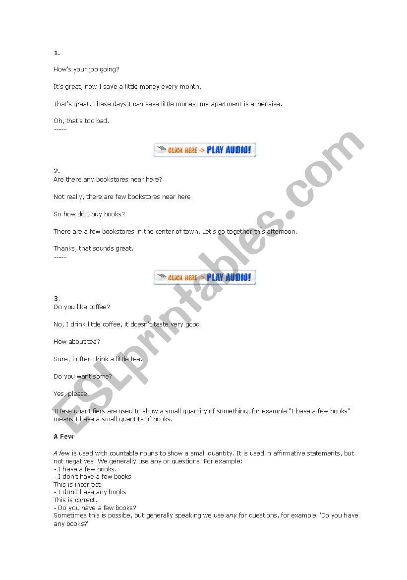 quantifiers worksheet