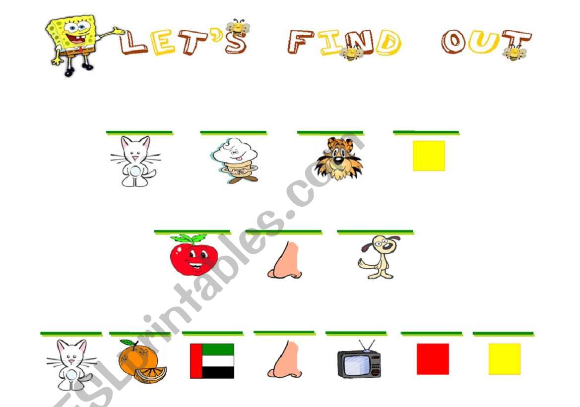 activity to help students to find out a tittle of the new unit