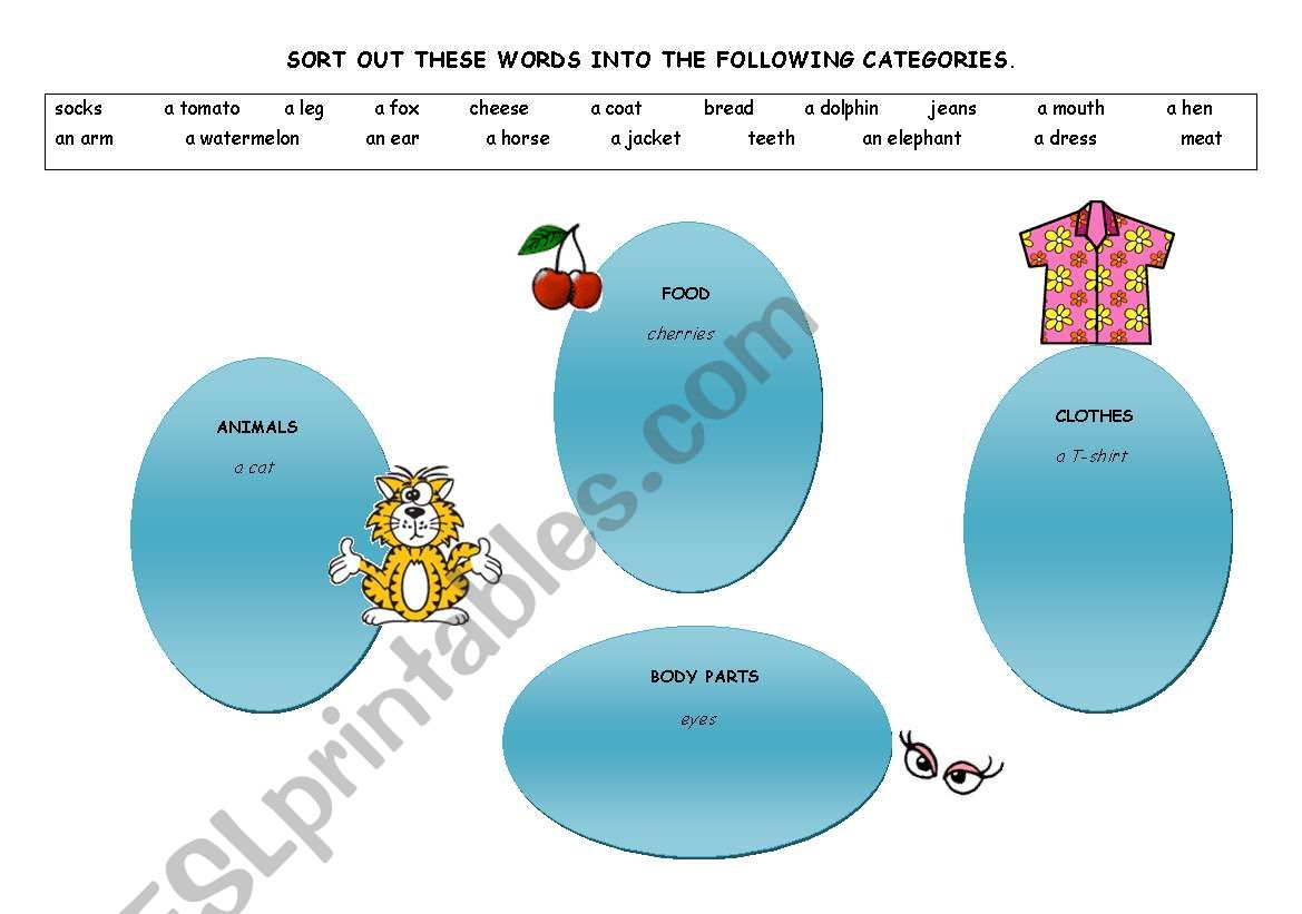 Vocabulary practice worksheet