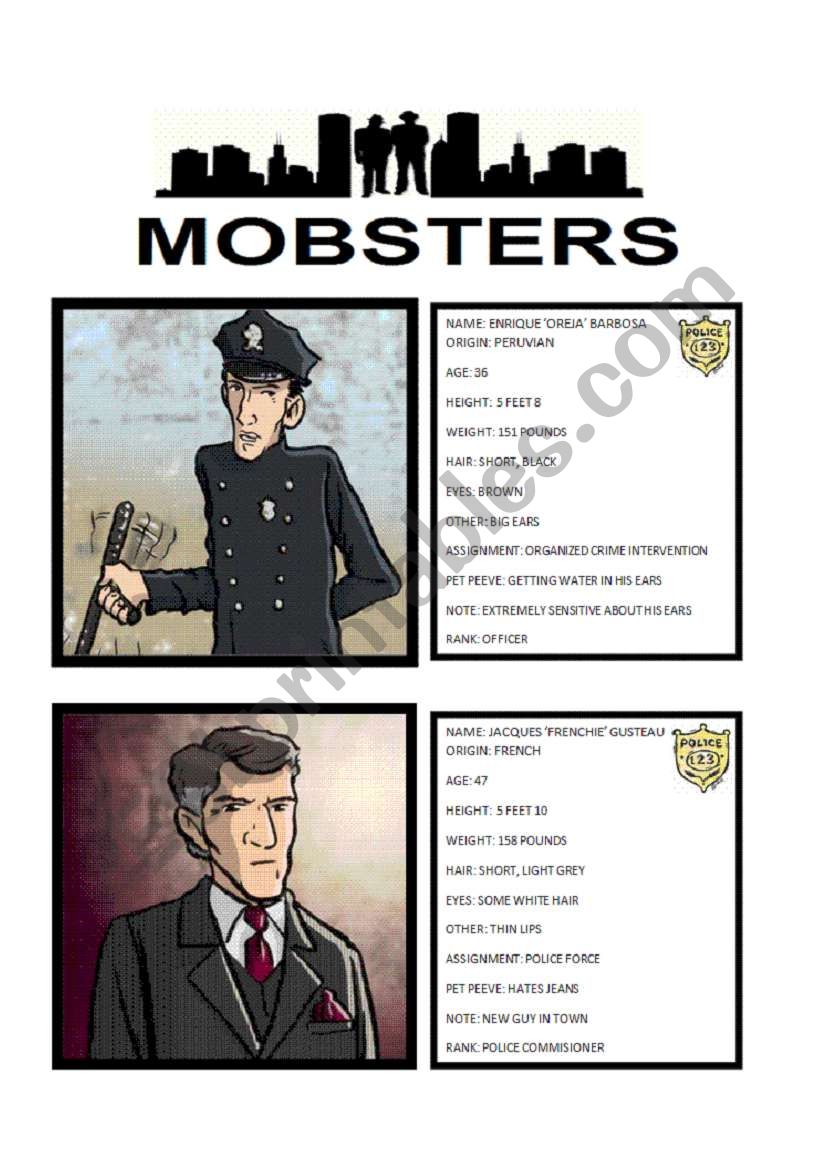 GAME: MOBSTERS - GUESS WHO (2/3)