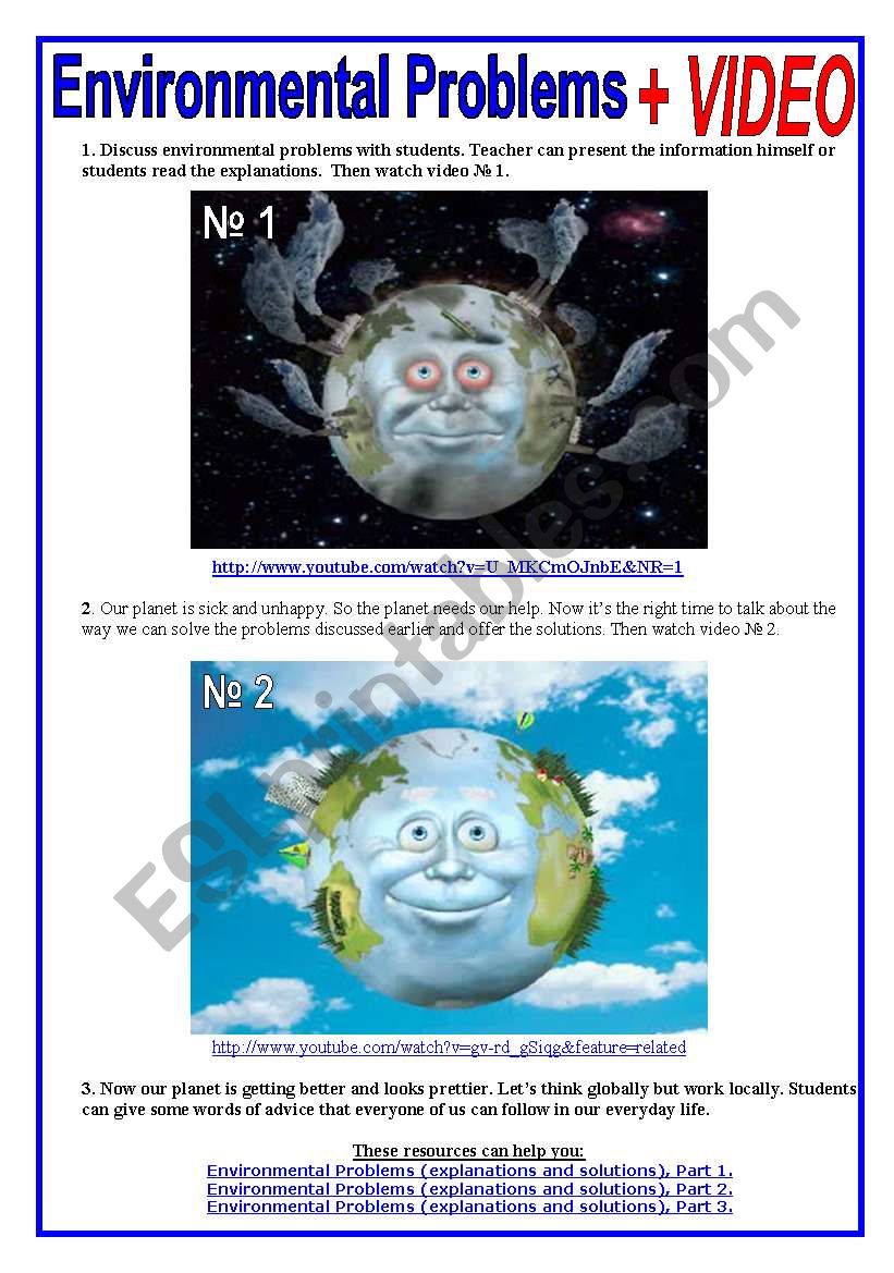 Environmental Problems + VIDEO